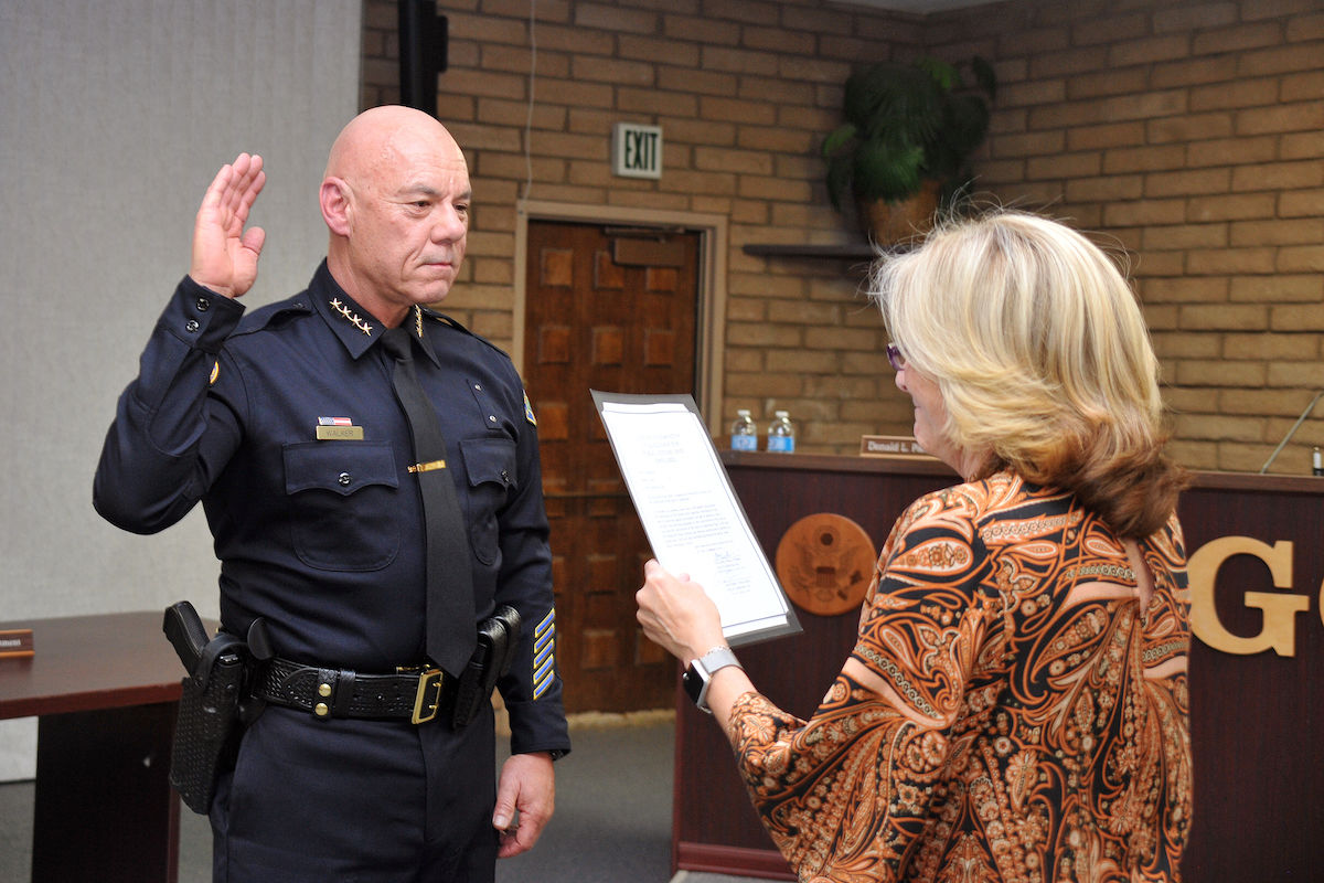 New California City Chief of Police takes oath of office